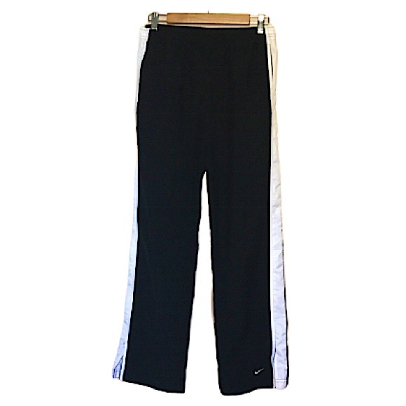 Nike Pants - Nike 1992 Track Pants Black White Strip Size Small